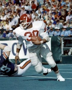 Greg Pruitt became the first true star in the Oklahoma wishbone backfield