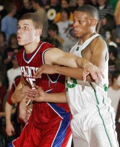 In high school, Blake Griffin had a chance to go against another future NBA player, Daniel Orton of McGuinness