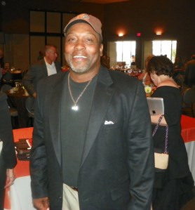 Greg Pruitt being honored by Cleveland fans