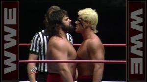 Dr. Death facing off with Sting in his WWE days