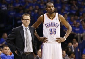 Coach Scott Brooks and his MVP must figure it out before Wednesday night