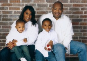 Gaddis with his family a few years ago, shortly after his kidney transplant