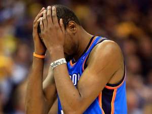 Durant's frustration has caused him to shrink rather than rise